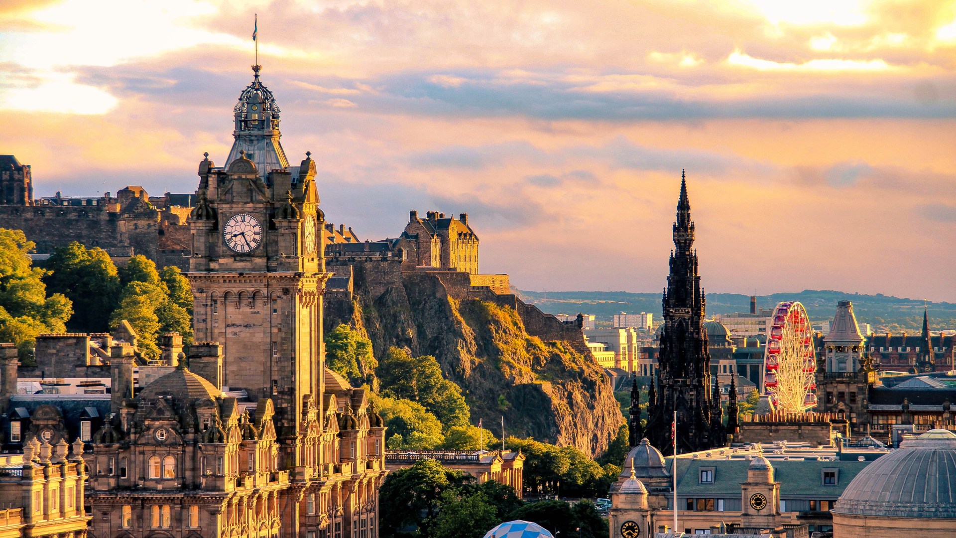 Skyline of Edinburgh